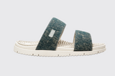 Sakura Reflexology Mule Sandals Denim